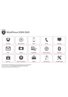 Prestigio Multiphone 5504 Duo manual. Smartphone Instructions.